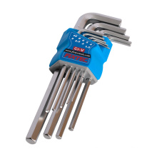 FIXTEC Multi Tool Mid-Length 9Pcs Hex Key Allen Wrench Set
